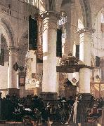 WITTE, Emanuel de Interior of a Church Spain oil painting artist